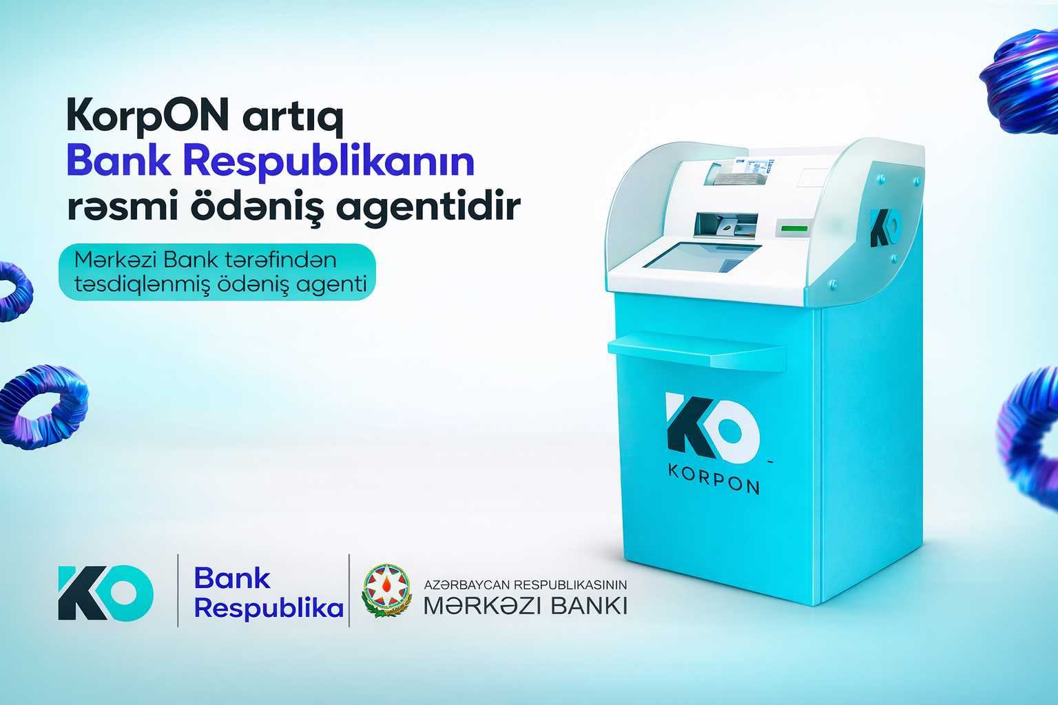 Bank Respublikanın rəsmi ödəniş agenti